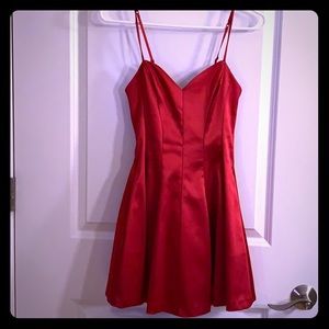 Red Bebe cocktail dress worn once!